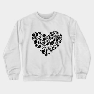 Heart of seashells Crewneck Sweatshirt